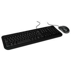 Incase Wired Desktop 600 (Tastatur & Maus) kabelový sada klávesnice a myše Tiché klávesy německá, QWERTZ černá