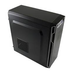 LC Power 7038B midi tower PC skříň černá