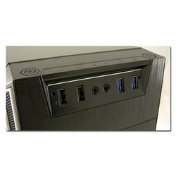 LC Power 7038B midi tower PC skříň černá