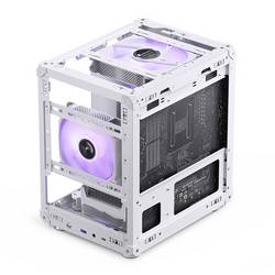 Jonsbo C6 White micro tower PC skříň, herní pouzdro bílá