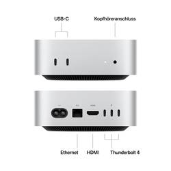 Apple Mac mini (M4, 2024) CTO Apple M4 10-Core CPU 16 GB RAM 1 TB SSD Apple Čip M4 (10-Core GPU) MacOS® Z1CG_1_DE_CTO