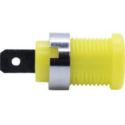 Mueller Electric BU-31610-4 Zásuvka na banánky zásuvka Ø pin: 6.4 mm žlutá 1 ks