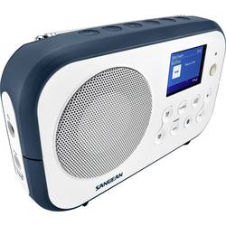 Sangean DPR-42BT White-Ink Blue A500425 přenosné rádio, DAB+, FM, Bluetooth, bílá, tmavě modrá