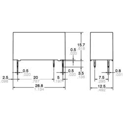 Panasonic ALZ22F24 = ALZ52F24, ALZ52F24 relé do DPS, monostabilní, 1 cívka, 440 V/AC, 16 A, 1 ks
