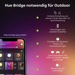 Philips Hue venkovní stojací LED lampa 17432/30/P7 Impress pevně vestavěné LED 16 W RGBW