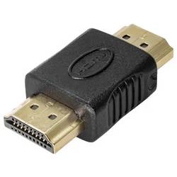 Akyga AK-AD-21 HDMI adaptér [1x HDMI zástrčka - 1x HDMI zástrčka] černá pozlacené kontakty 40 mm