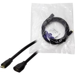 LogiLink USB kabel USB 2.0 USB Micro-B zástrčka, USB Micro-B zásuvka 3.00 m černá CU0124