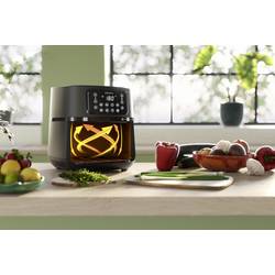 Philips Home HD9285/93 horkovzdušná fritéza, 7.2 l, ovládání pomoci aplikace, nepřilnavý povlak, bez BPA, černá, stříbrná