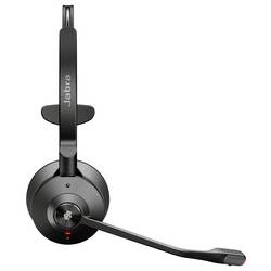 Jabra Engage 55 SE Mono Link400c MS Headset otevřená (On Ear) Bez kabelu, DECT černá Redukce šumu mikrofonu monofonní Počítače