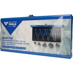Brilliant Tools BT541150 Sada závitníků, 131 ks