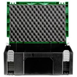 HiKOKI System Case II, 402539 kufr na elektrické nářadí, plast, černá, zelená, (d x š x v) 295 x 158 x 295 mm