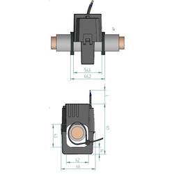 Gossen Metrawatt SC50-E 800/1A 0,5VA Kl.0,5 42 mm U142G kabelový transformátor proudu Primární proud 800 A Sekundární proud 1 A 1 ks