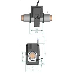 Gossen Metrawatt SC50-E 750/5A 0,5VA Kl.0,5 42 mm U542E kabelový transformátor proudu Primární proud 750 A Sekundární proud 5 A 1 ks