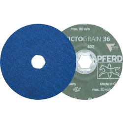 PFERD TOOLS 64112536 Vláknový kotouč COMBICLICK Ø 125 mm VICTOGRAIN-COOL 36 pro ocel & nerezovou ocel Průměr 125 mm