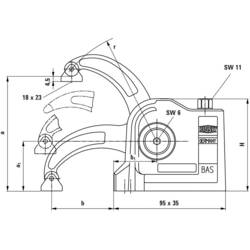 Kompaktní upínák BSP-CB10-6 Bessey BSP-CB10-6, Upínací rozsah:97 mm mm, Délka vyložení:60 mm