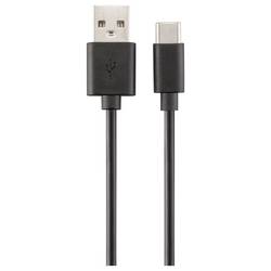 Renkforce USB kabel USB 2.0 USB-A zástrčka, USB-C ® zástrčka 1.00 m černá RF-6830420
