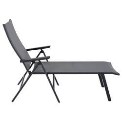 Siena Garden Tauro S83267 Skládací lehátko hliník antracit (matný), šedá