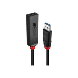 LINDY Thunderbolt™ kabel USB 3.2 Gen1 konektor rj45 8 m vícebarevná Slimline,, pozlacené kontakty, kulatý, Aktivní se zesílením signálu, pocínovaný 43402