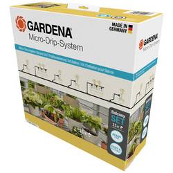 GARDENA Systém Micro-Drip 13401-20 Kompletní zavlažovací set 13 mm (1/2) Ø Zavlažování kapkami balkónu (15 rostlin)
