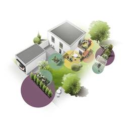 GARDENA Systém Micro-Drip 13401-20 Kompletní zavlažovací set 13 mm (1/2) Ø Zavlažování kapkami balkónu (15 rostlin)
