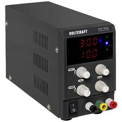 VOLTCRAFT ESP-3010 laboratorní zdroj s nastavitelným napětím, 0 - 30 V/DC, 0 - 10 A, 300 W, zásuvka 4 mm , kompaktní forma, výstup 1 x, VC-12840980