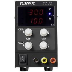 VOLTCRAFT ESP-3010 laboratorní zdroj s nastavitelným napětím, 0 - 30 V/DC, 0 - 10 A, 300 W, zásuvka 4 mm , kompaktní forma, výstup 1 x, VC-12840980
