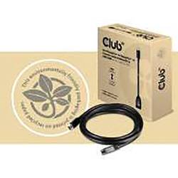 club3D Mini-DisplayPort / DisplayPort kabelový adaptér Mini DisplayPort konektory, DisplayPort zásuvka 1.00 m černá CAC-1121 Kabel DisplayPort