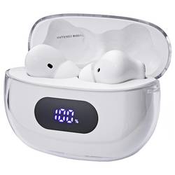 Intenso Buds Plus T312AE weiß Headset do uší (In Ear) Bluetooth® stereo bílá Potlačení hluku mobil