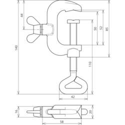 DEHN 435805 EK 4.45 AQ6 16 TGTZN Zemnicí svorka