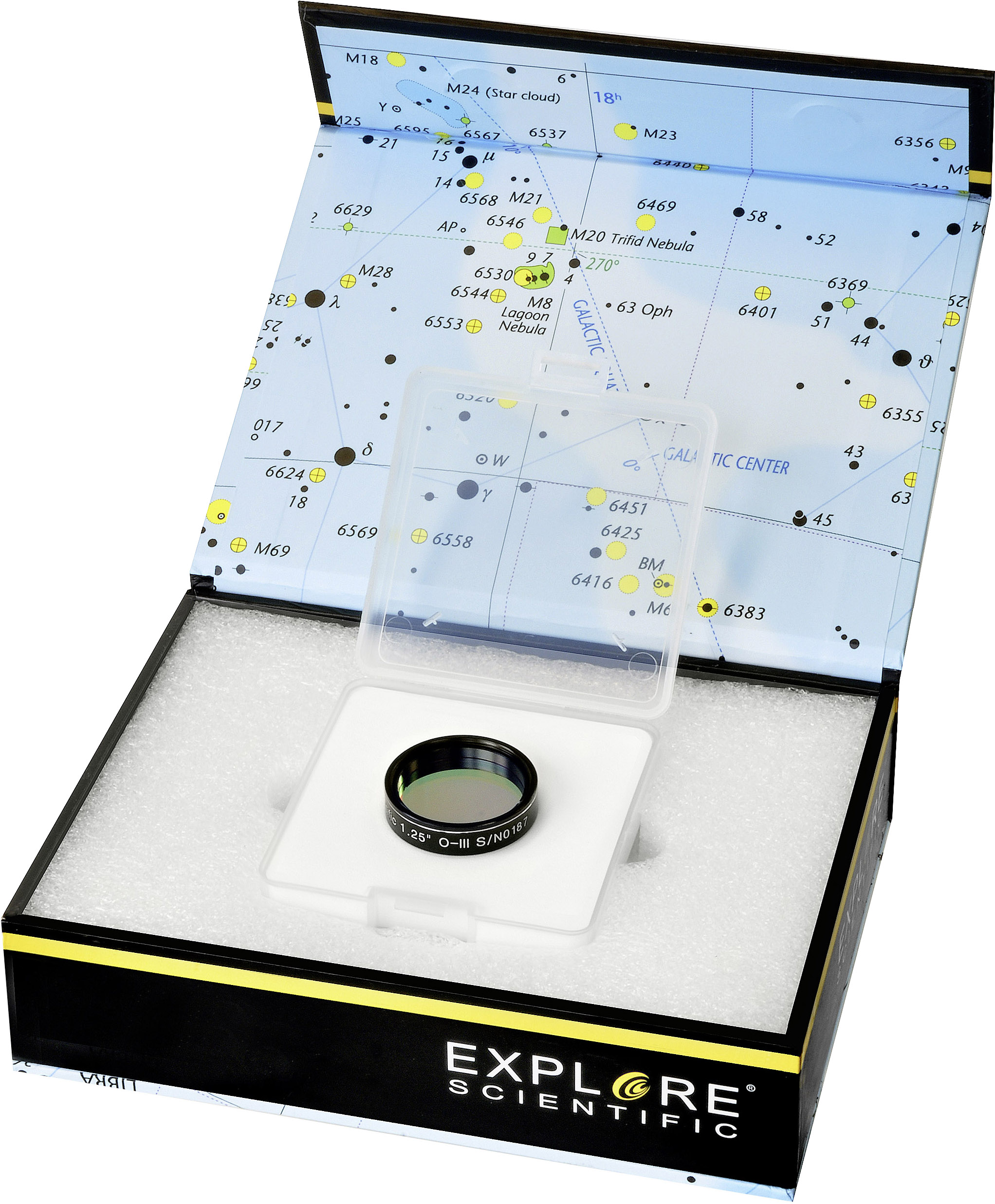 Explore Scientific 0310205 1,25 O-III Nebelfilter barevný filtr