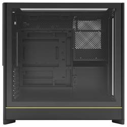 MONTECH MONTECH - HS01 schwarz Tempered Glass - Midi/Minitower midi tower pouzdro, herní pouzdro, PC skříň černá