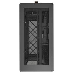 MONTECH MONTECH - HS01 schwarz Tempered Glass - Midi/Minitower midi tower pouzdro, herní pouzdro, PC skříň černá