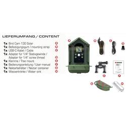 Braun Phototechnik Bird Cam 130 Solar Fotopast S dávkovačem krmiva zelená