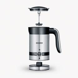 Severin 3584 napěňovač mléka, nerezová ocel kartáčovaná, černá, 450 W, 3584