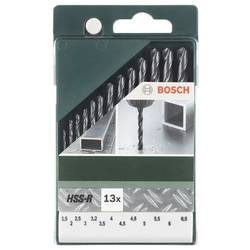 Bosch Accessories 2609255031 HSS sada spirálových vrtáku do kovu 13dílná 1 mm, 1.5 mm, 2 mm, 2.5 mm, 3 mm, 3.5 mm, 4 mm, 4.5 mm, 5 mm, 5.5 mm, 6 mm, 6.5 mm