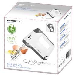 EMERIO HM-130365 ruční šlehač, 400 W, bílá