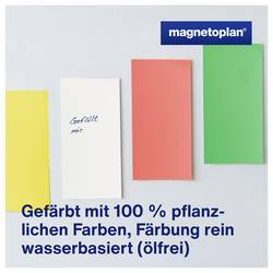 magnetoplan moderační karta barevně tříděná obdélníkový 200 mm x 95 mm 250 ks