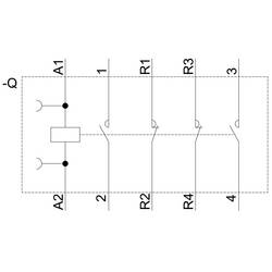 Siemens 3RT2517-1AP00 stykač 2 rozpínací kontakty, 2 spínací kontakty 1 ks