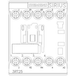 Siemens 3RT2517-1AP00 stykač 2 rozpínací kontakty, 2 spínací kontakty 1 ks