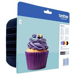 Brother Ink LC123 originál kombinované balení černá, azurová, purppurová, žlutá LC123VALBP