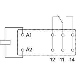 RT-výkonové rychlé relé, 16 A, 1 x přepínací kontakt 6 V/DC TE Connectivity RT314006