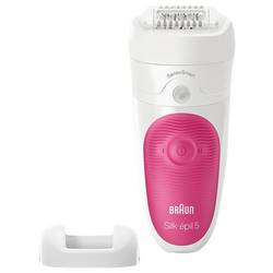Braun Braun Silk&Soft 5500 BodyShave Rechargeable - Ladyshaver epilátor malinová , bílá