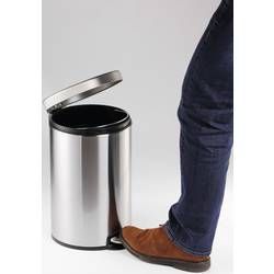 Durable 340023 340023 odpadkový koš 5 l (Ø x v) 20.5 cm x 29 cm nerezová ocel stříbrná 1 ks