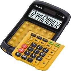 Casio WM-320MT stolní kalkulačka, displej (počet míst) 12, solární napájení, na baterii, žlutá, černá