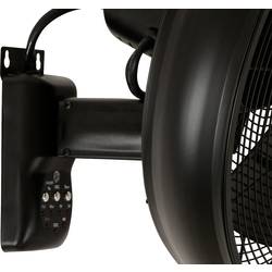 Lucci AIR BK nástěnný ventilátor 50 W (Ø x v) 410 mm x 460 mm černá natáčecí