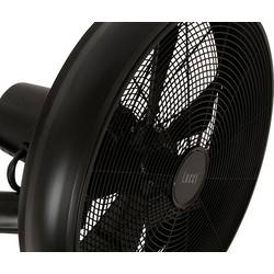 Lucci AIR BK nástěnný ventilátor 50 W (Ø x v) 410 mm x 460 mm černá natáčecí