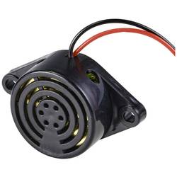 TRU COMPONENTS TC-10475820 piezo bzučák Hlučnost: 95 dB Napětí: 12 V/DC nepřerušovaný tón 1 ks