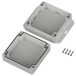 TRU COMPONENTS 6U07121206619 TC-13865320 Průmyslová skříň 151.4 x 121.4 x 60 polykarbonát světle šedá 1 ks