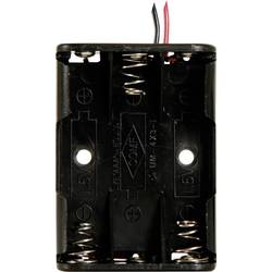 Velleman BH431A bateriový držák 3x AAA kabel (d x š x v) 53 x 38 x 13 mm