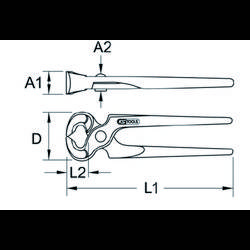 Armovací kleště, 250 mm KS Tools 116.1400